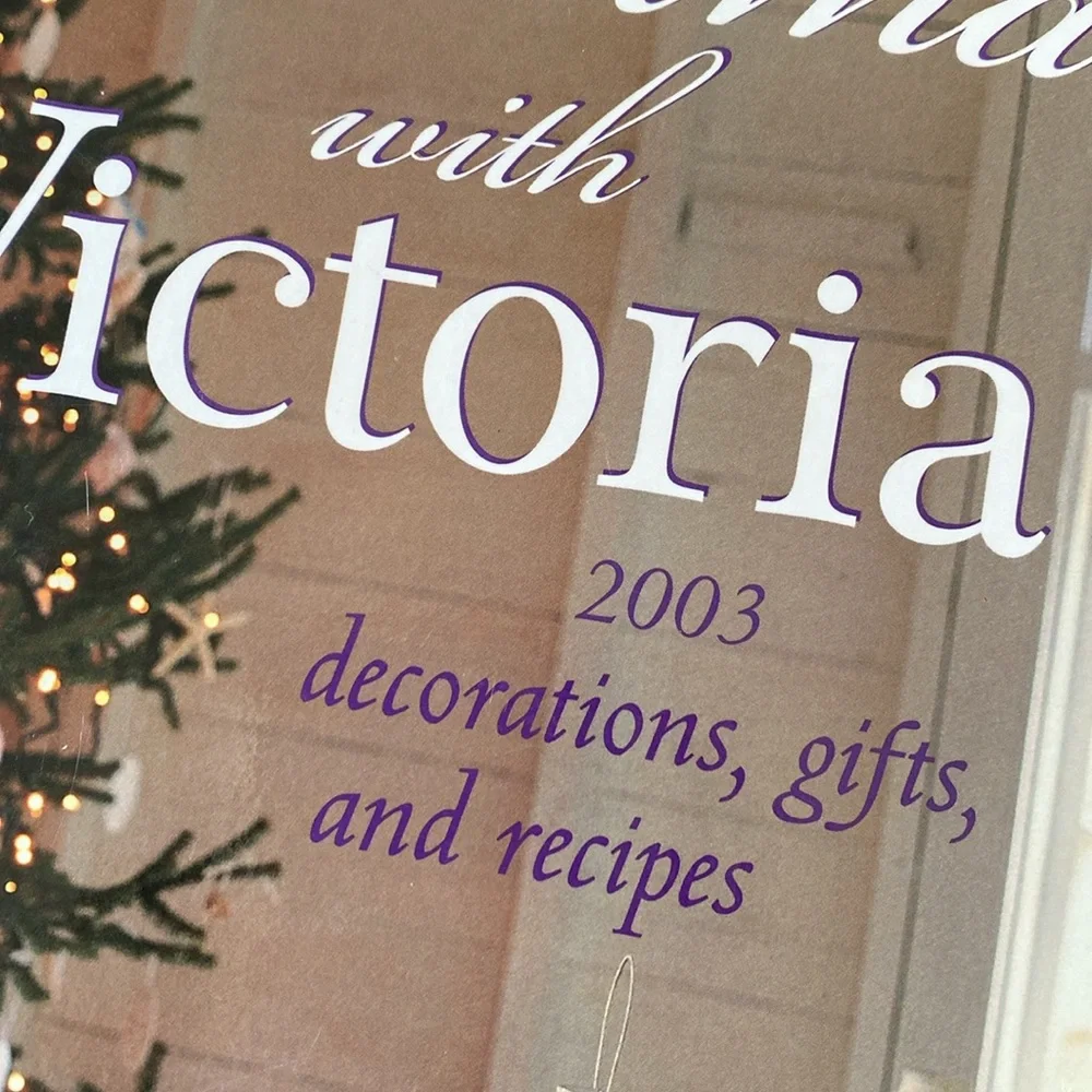 2003 Christmas with Victoria Decorations - Gifts - Recipes Hardcover Book - - Picture 2 of 11
